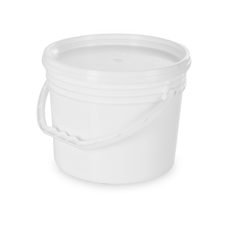 Secchio in plastica con coperchio