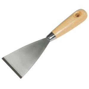 Spatola flessibile manico legno
